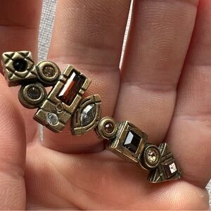 Patricia Locke gold tone brooch